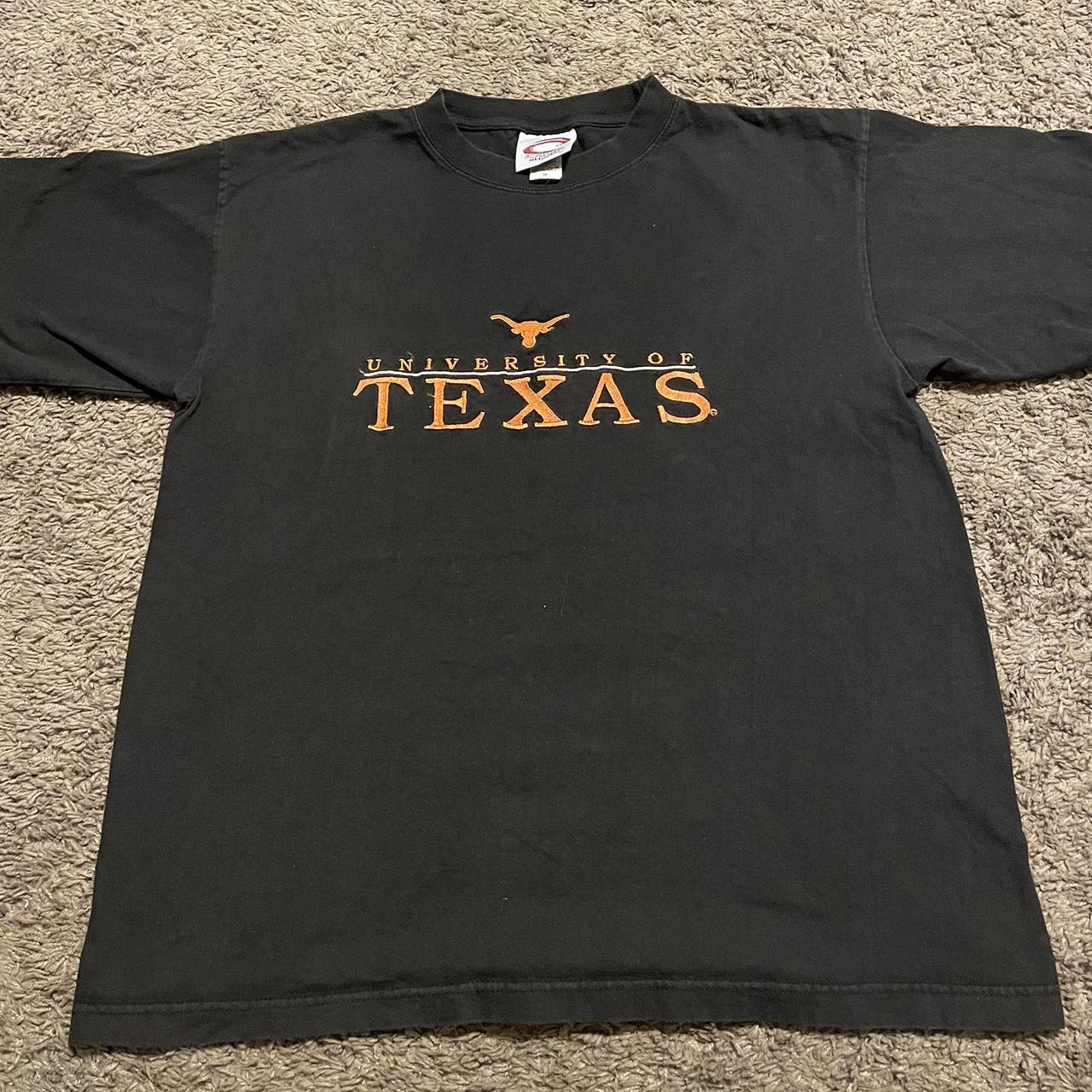 Embroidered university of Texas tee - Depop