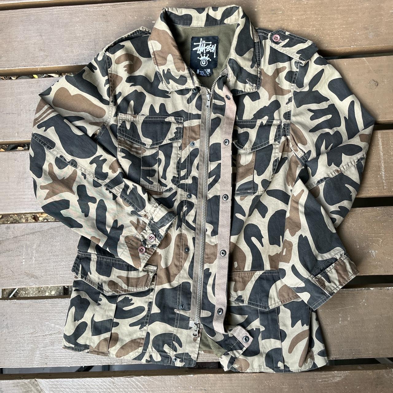 Stussy linen deals field jacket