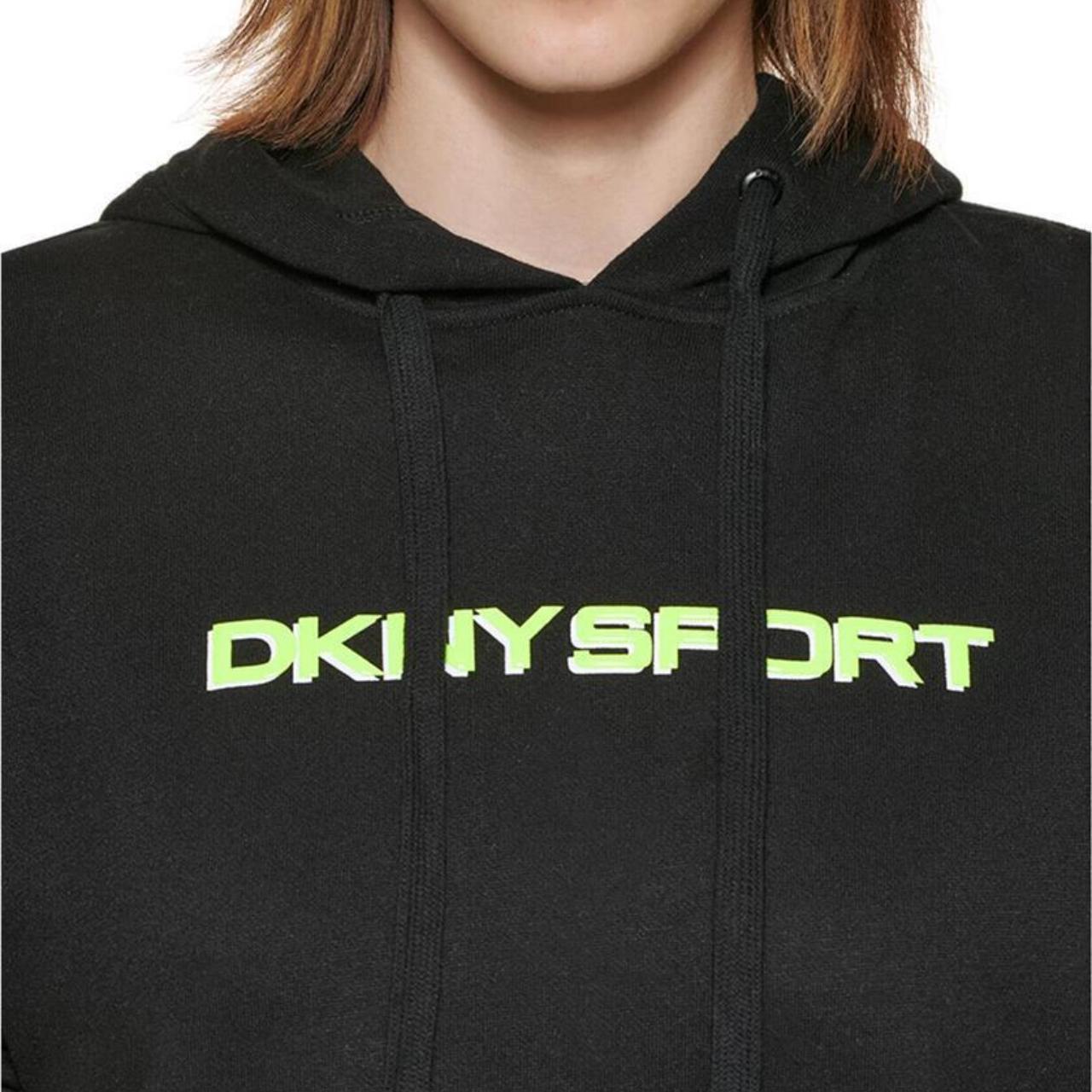 DKNY Sport chest logo hoodie in black