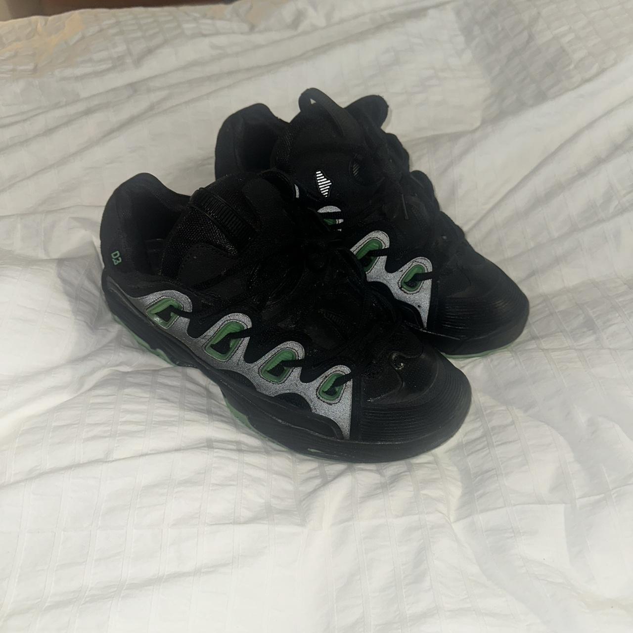Black and green Osiris D3 trainers skater Only... Depop