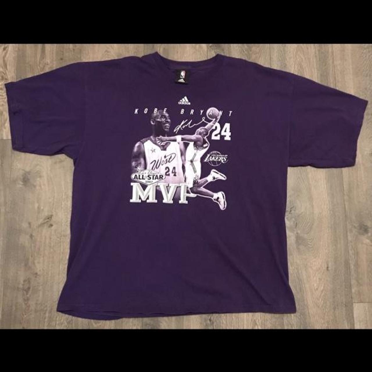 Adidas Kobe Bryant Los Angeles Lakers t shirt. - Depop