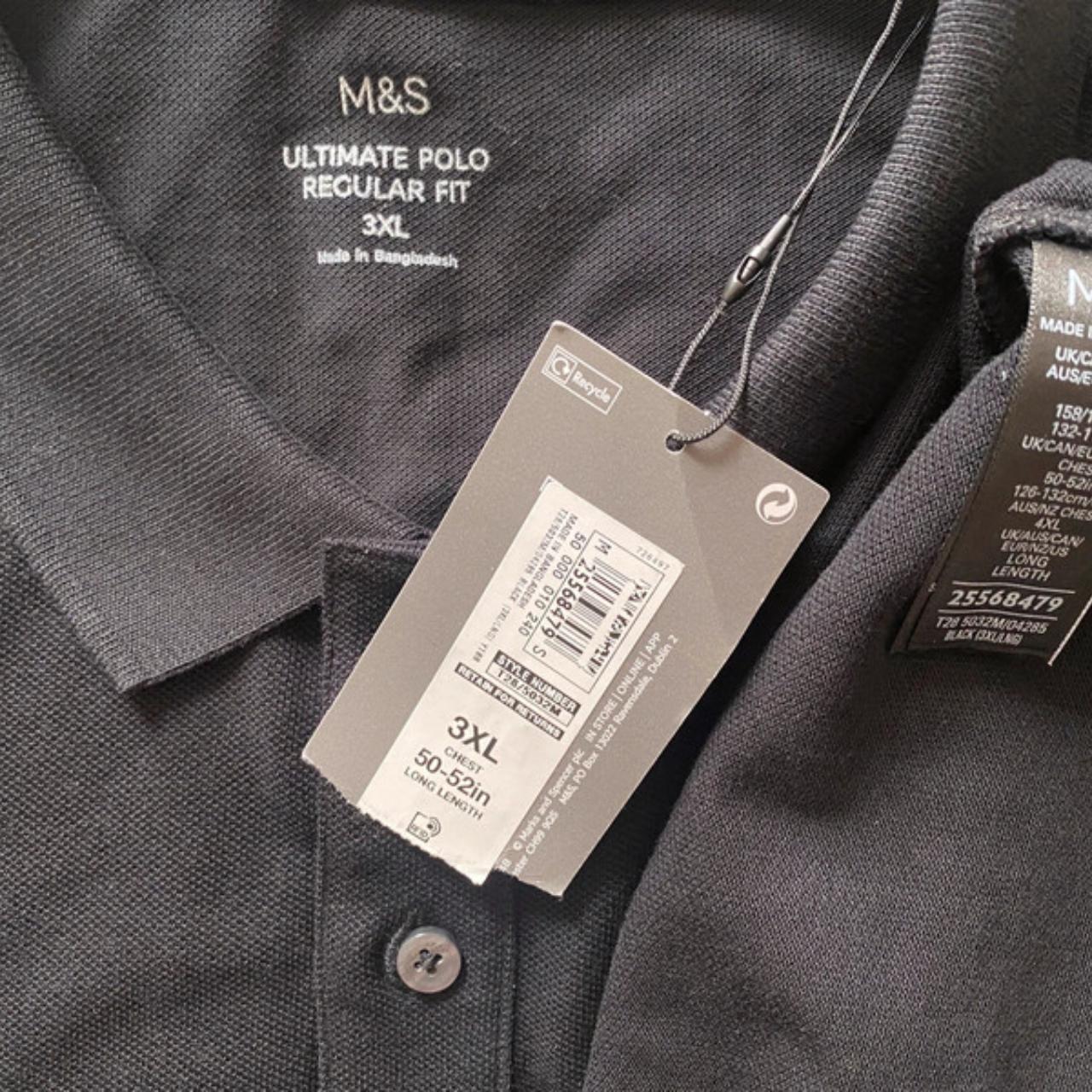 Marks & Spencer Men's Black Polo-shirts | Depop