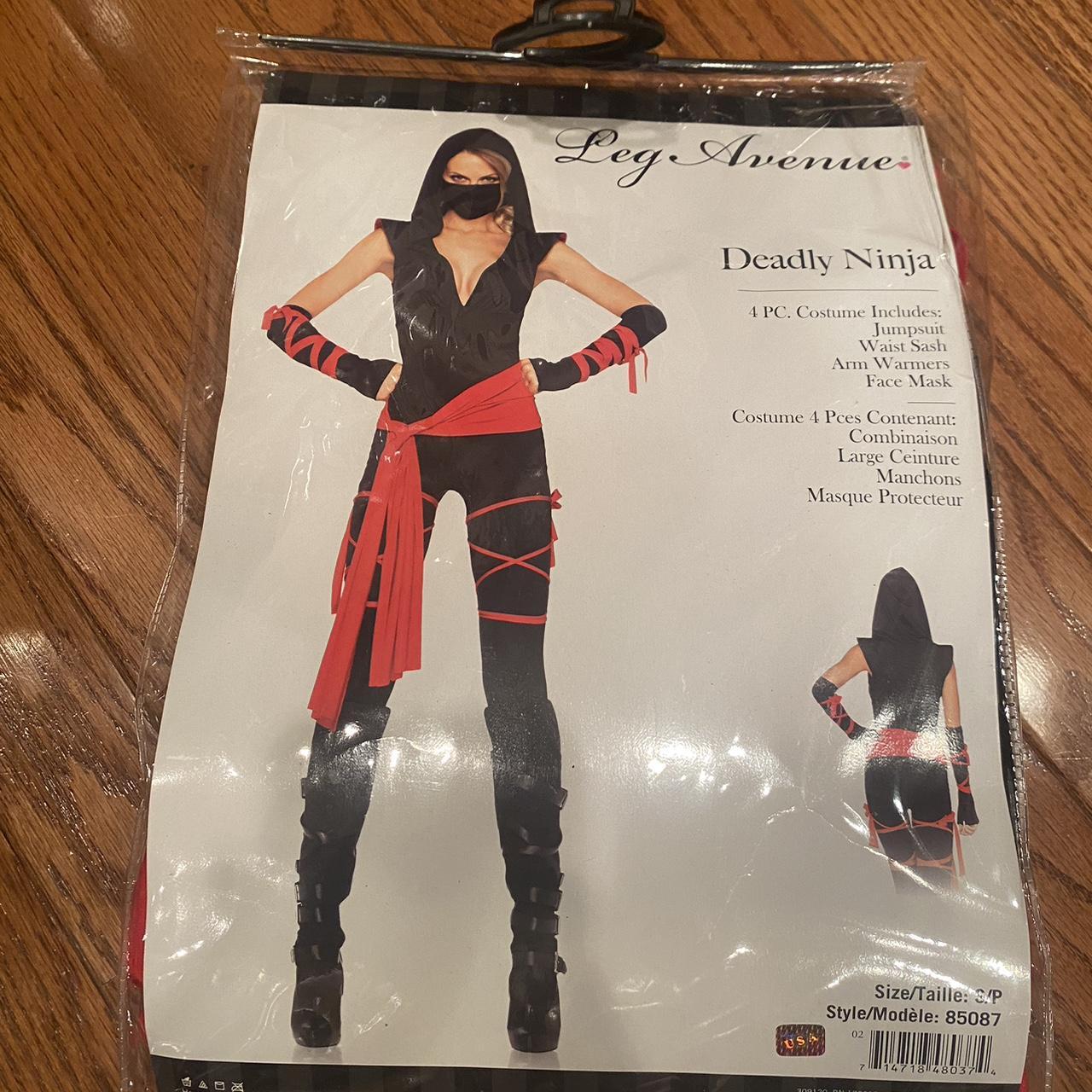 Deadly ninja catsuit costume ⚔️ Size small Never - Depop