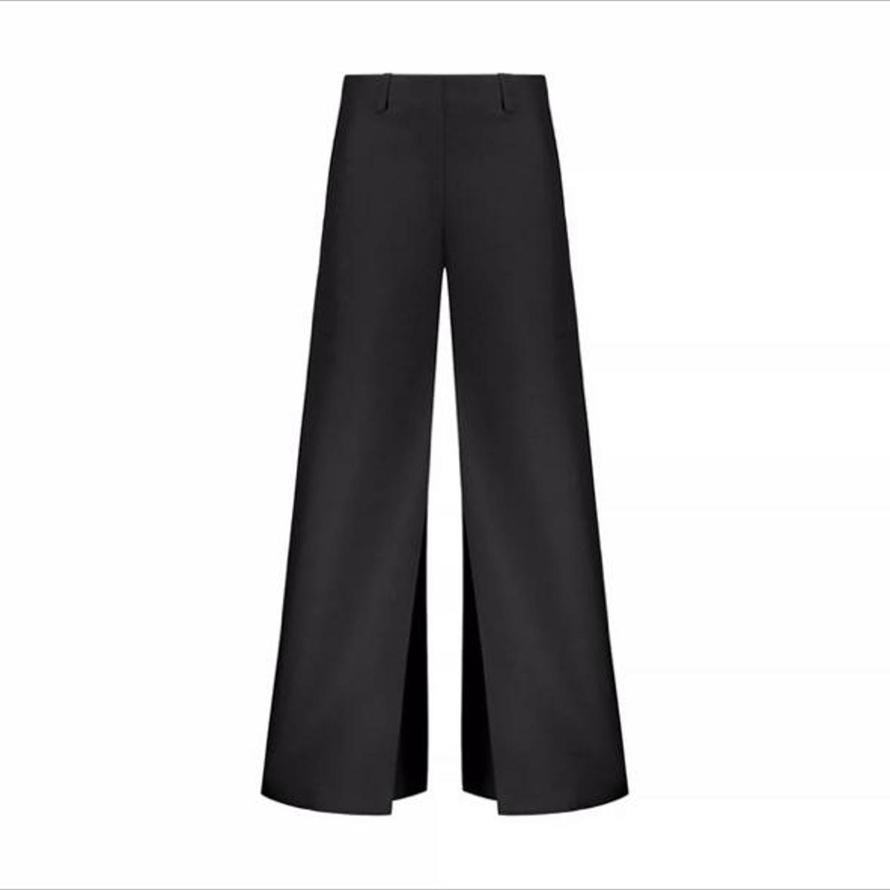 Stylist High Waisted Textured Wide Leg Pant