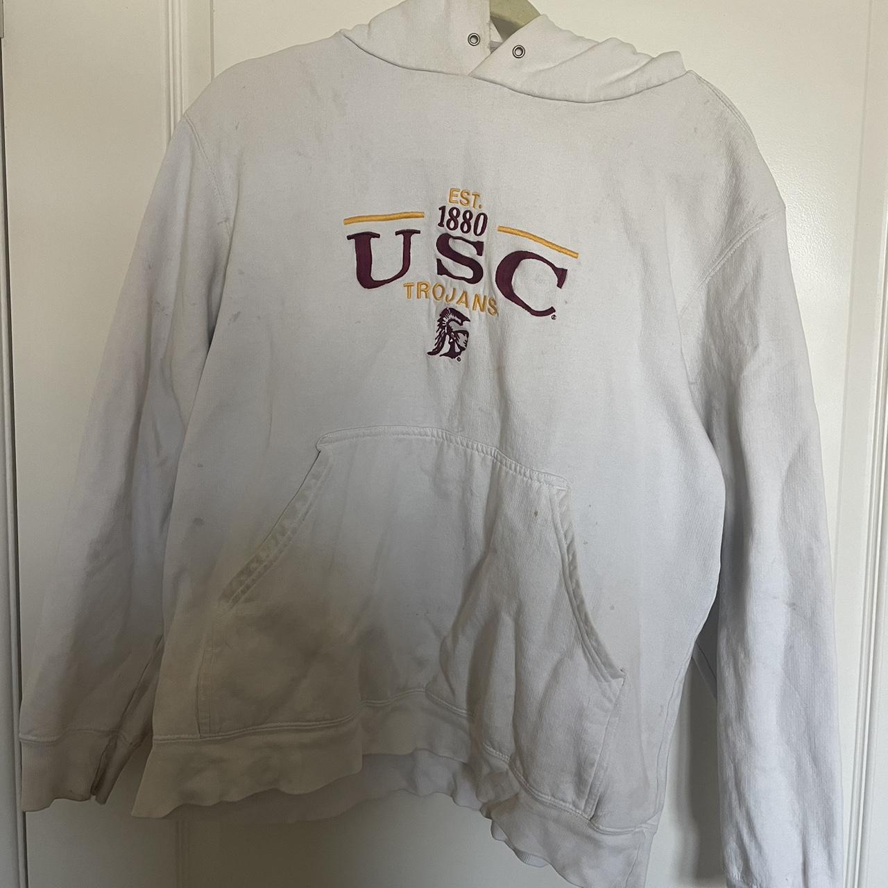 White 2024 usc hoodie