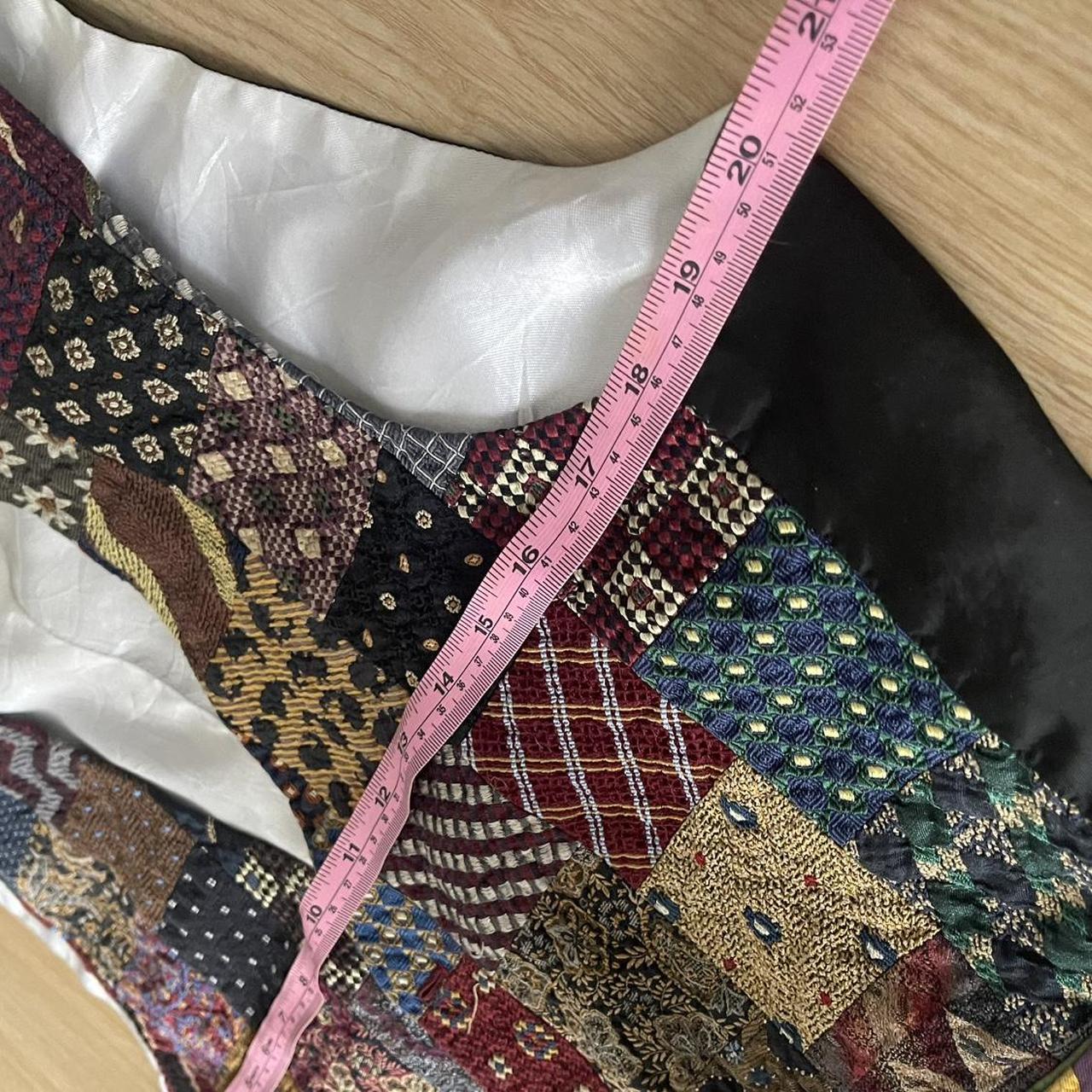 Men's Vest - Multi - M – Multicoloured patchwork … - image 3