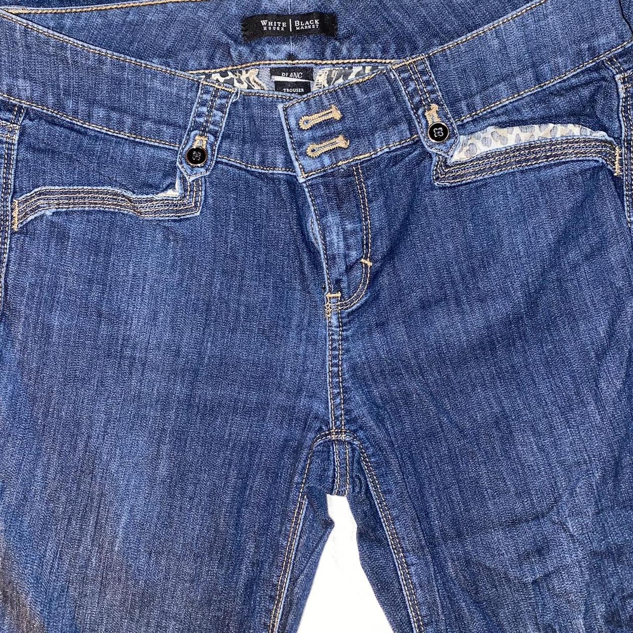 Black House White Market lowrise flare jeans Dark... Depop