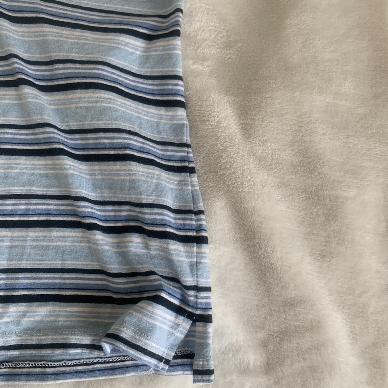 Adorable y2k Bugle Boy stripped collar shirt 🪁 soft... Depop