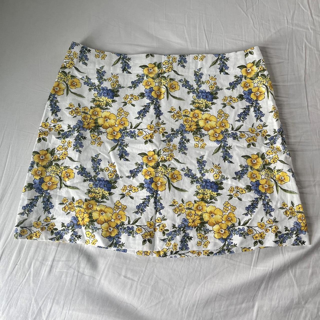 Linen skirt outlet forever 21