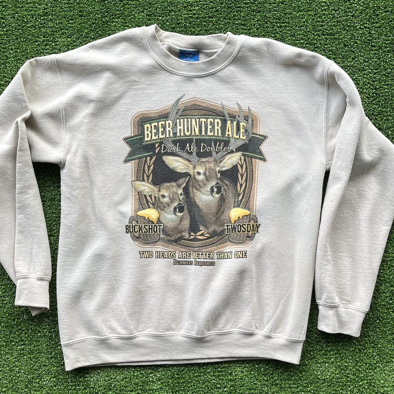 vintage “beer hunter ale” crewneck sweatshirt don’t... Depop