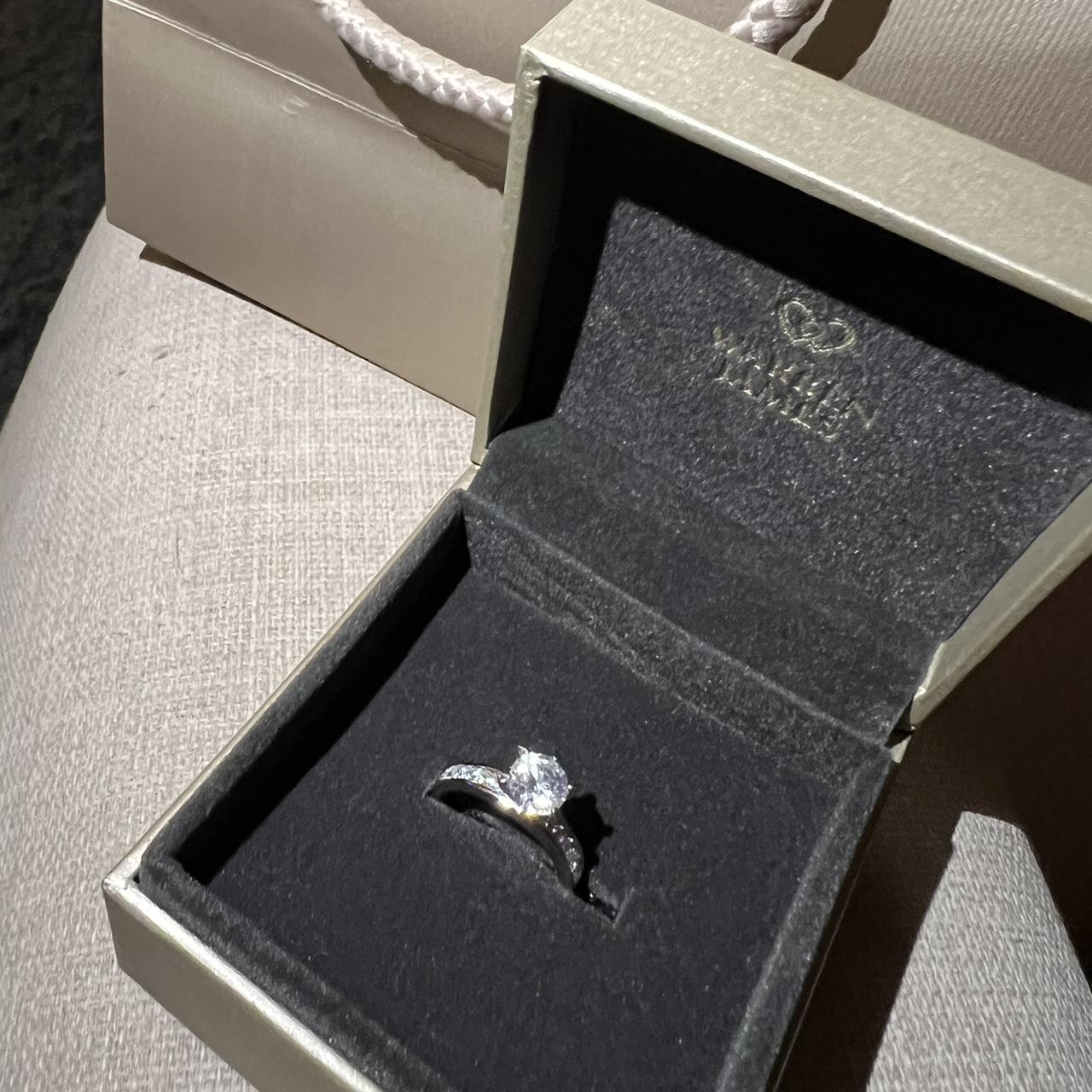 Solitaire Ring Warren James Ring Sizer Silver Solitaire Size M