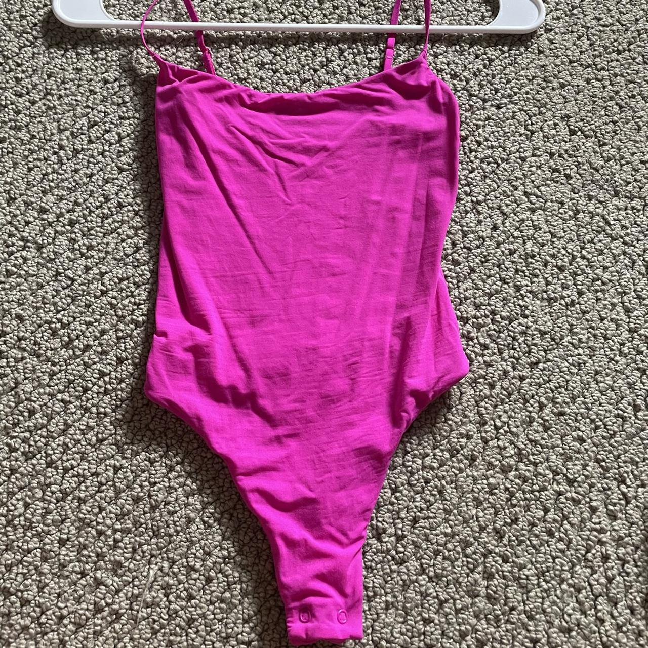 Skims Pink Bodysuit #skims #skimsbodysuit... - Depop