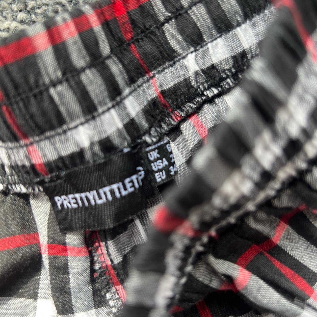 Pretty little thing size checkered trousers
