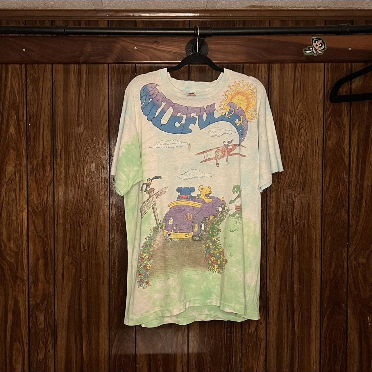 Grateful Dead vintage band tee shirt. Spring tour - Depop