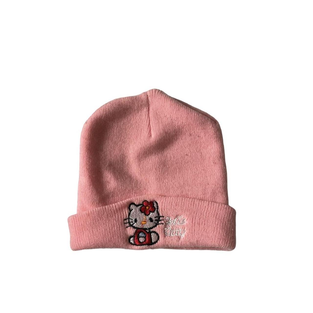 Reversible Los Angeles Dodgers Hello Kitty Beanie.  - Depop