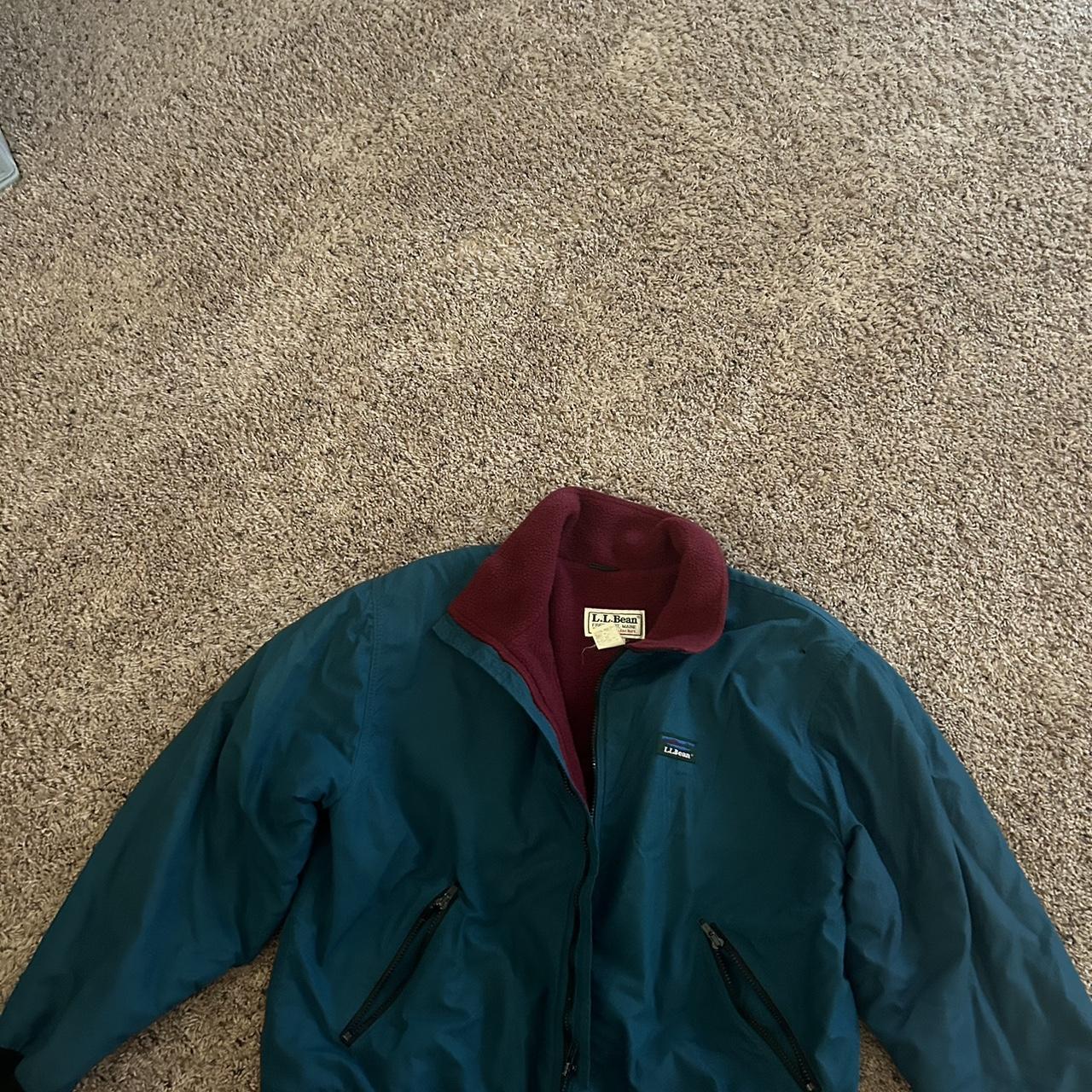 LLBean Warm Up Jacket, worn several times and has a... - Depop