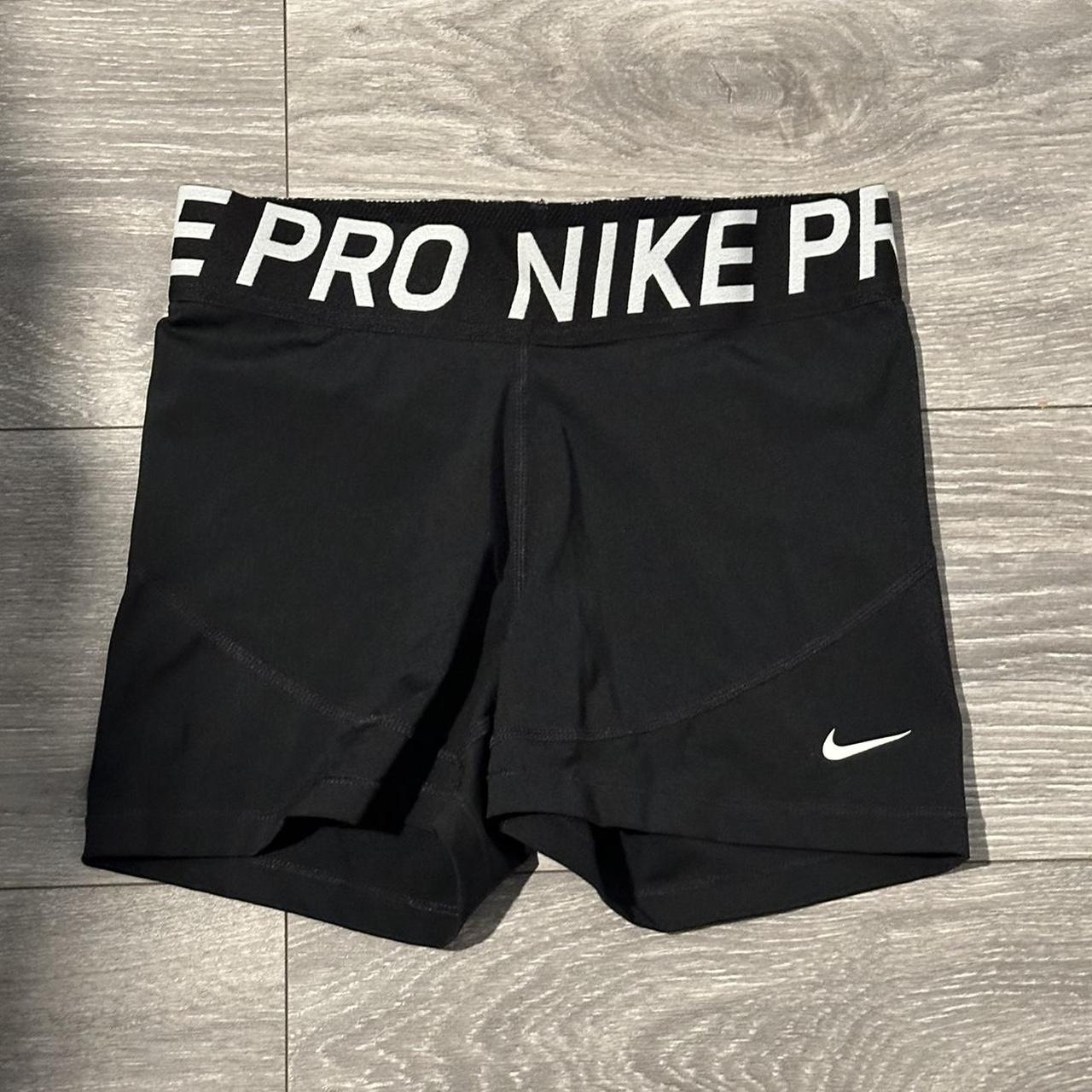 Black and White Band Top Nike Pros for athletes…... - Depop