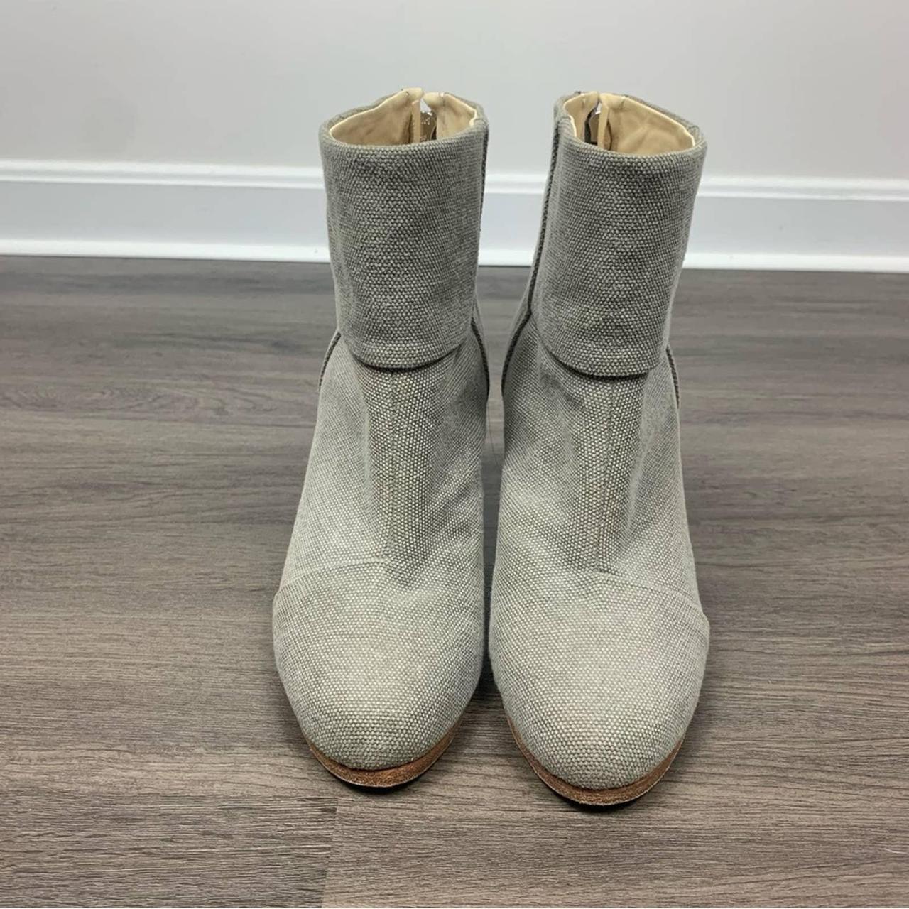 Rag & Bone Newbury Canvas Dark Gray Ankle Boot... - Depop