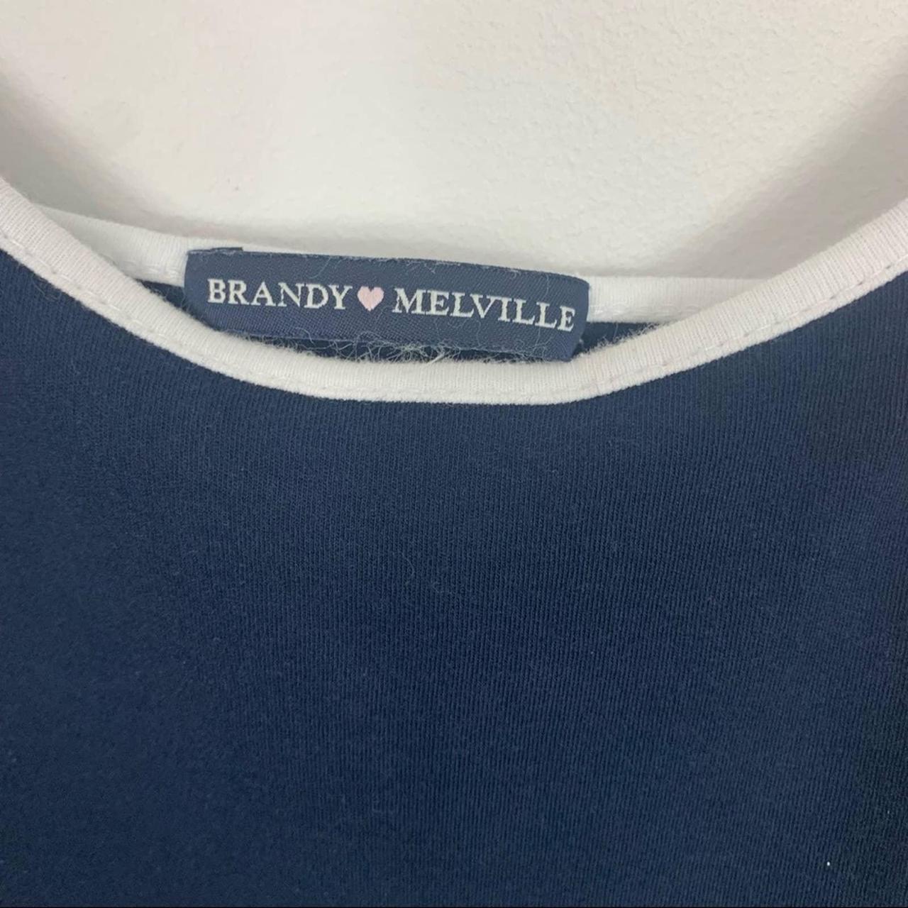 Brandy Melville Lillian Navy Blue Mini Dress... Depop