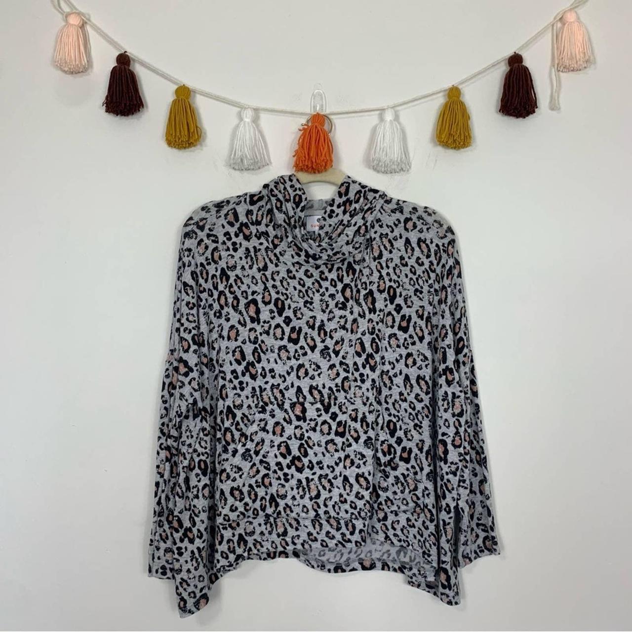 Sundry discount leopard hoodie