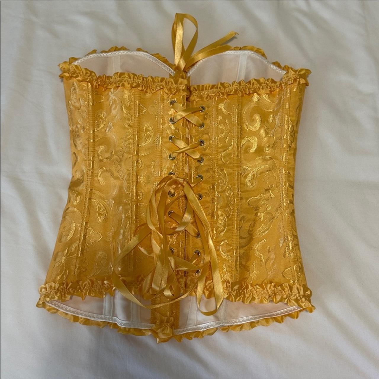 Source Unknown Women's Corset - Yellow/Orange - X… - image 2