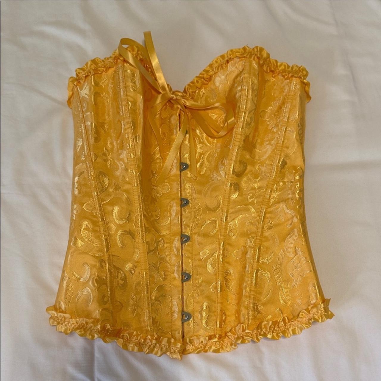 Source Unknown Women's Corset - Yellow/Orange - X… - image 1