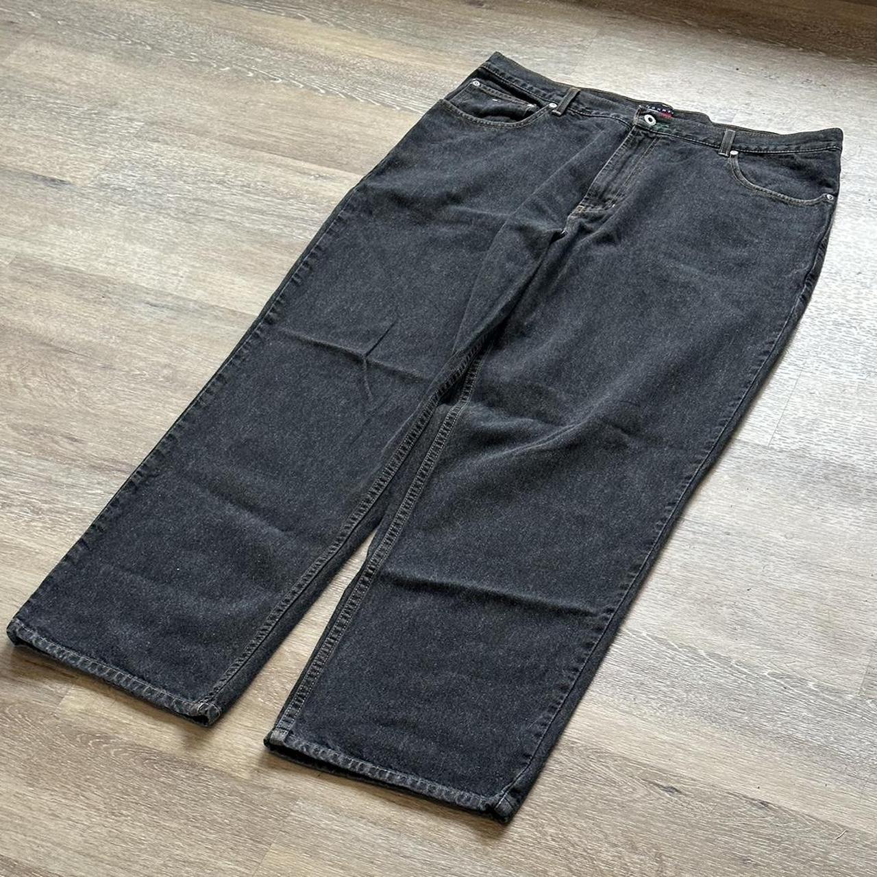 Y2k vintage baggy Tommy Hilfigure jeans with... - Depop