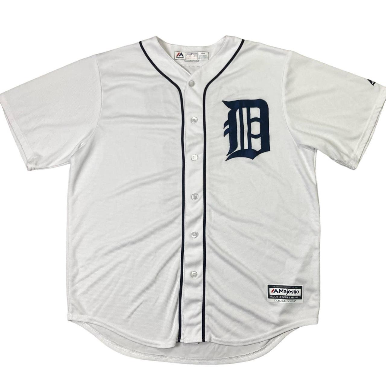 Detroit Tigers Justin Upton Majestic Jersey in size