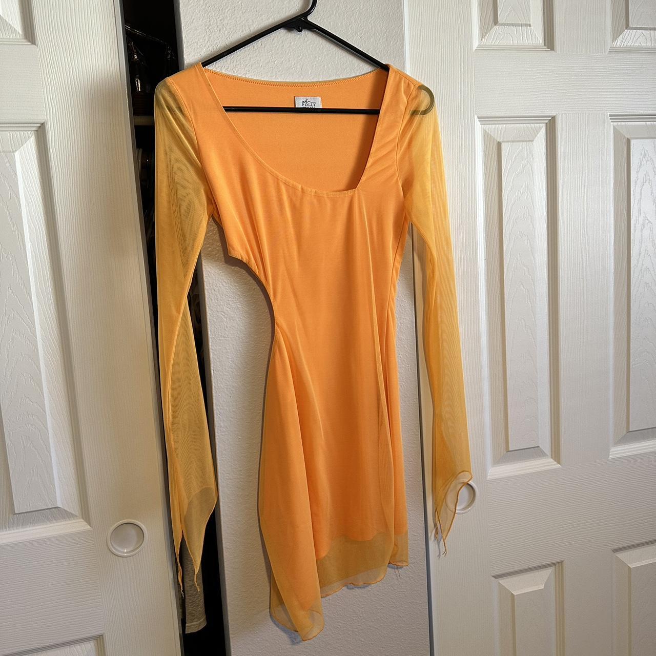 Orange OH POLLY dress! long sleeve fairly style... Depop