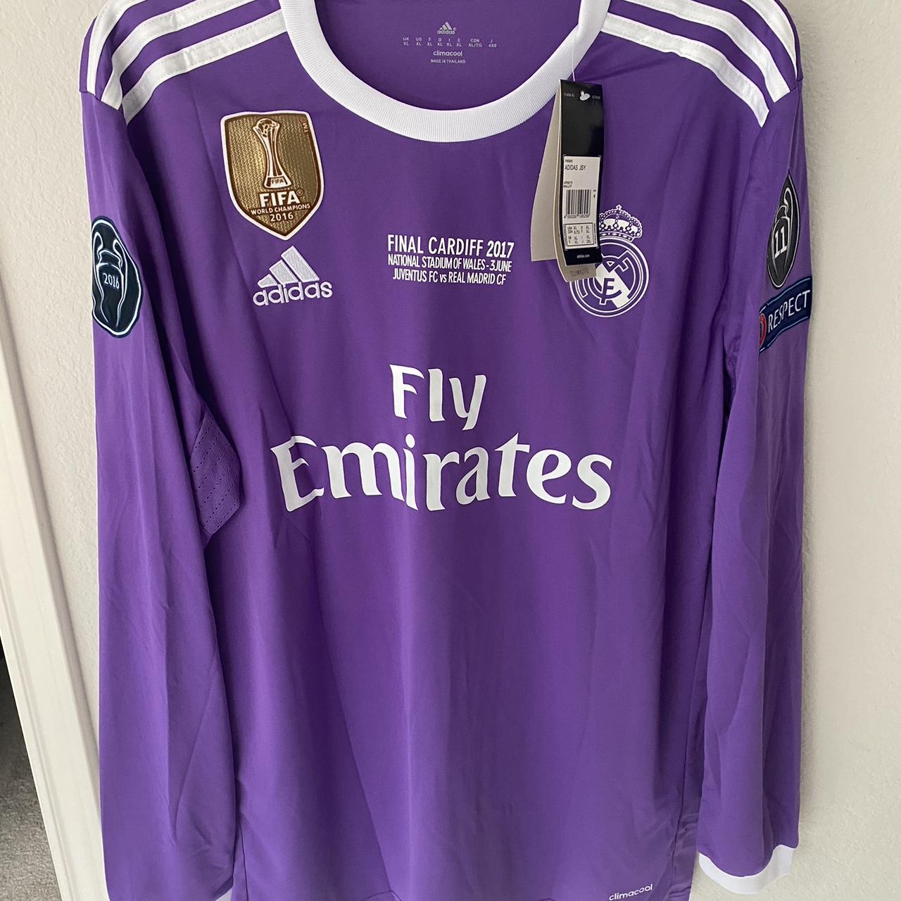 Cristiano ronaldo 2017 real madrid ucl final jersey - Depop