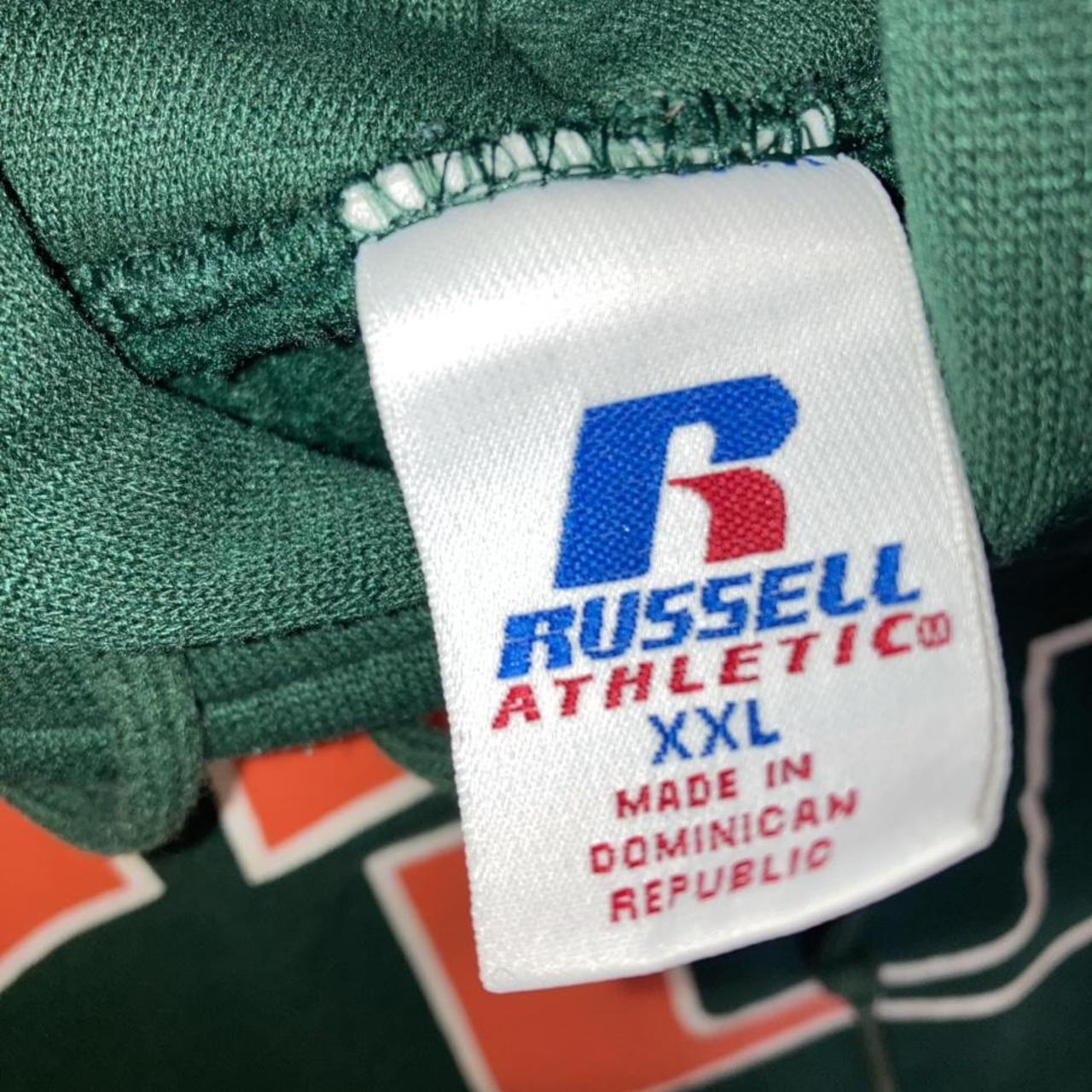 Russell Athletic Men's Green and Orange Sweatshirt (3)