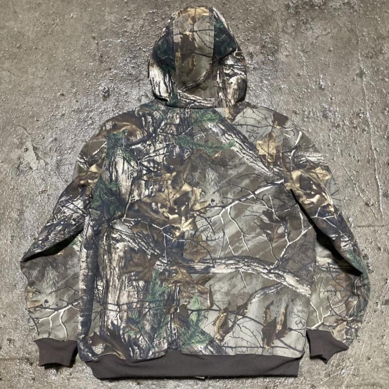 Crazy Vintage Y2K Essential Camo Carhartt Jacket... - Depop