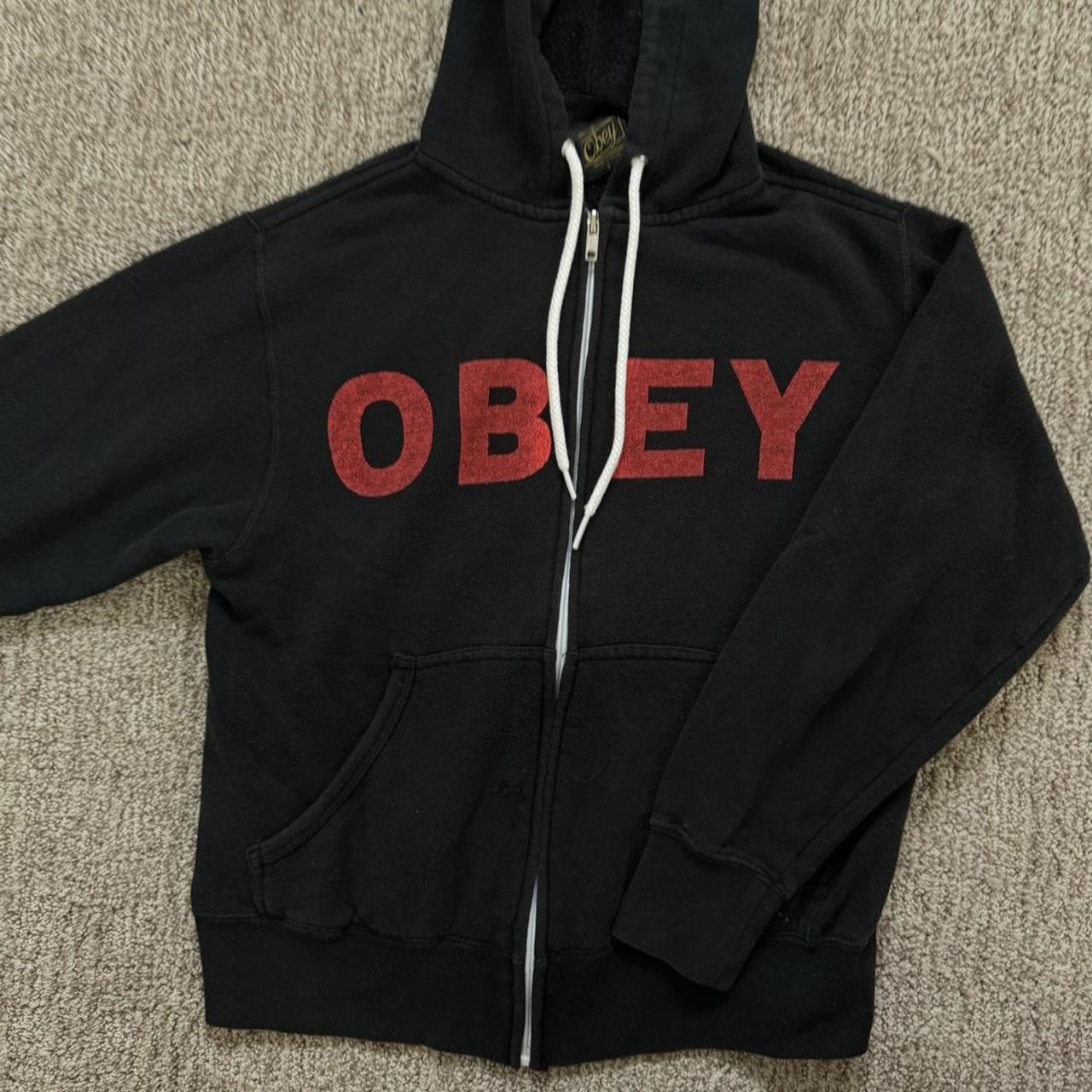 Obey box logo hoodie best sale