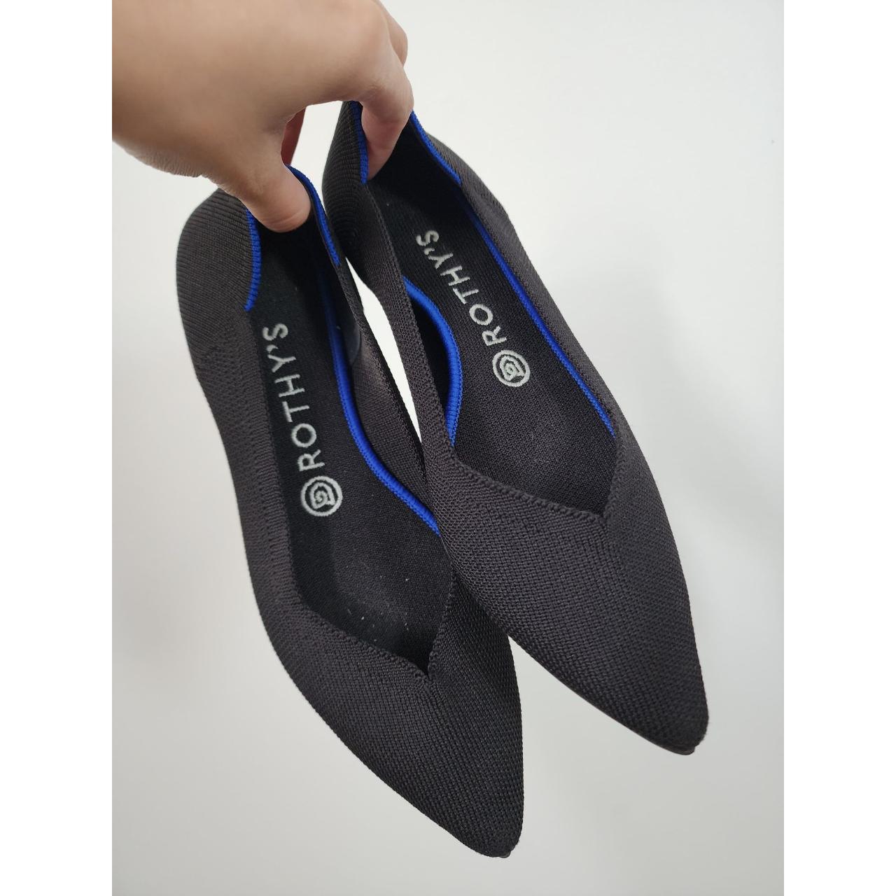 Rothy’s Pointed Toe Black Flats popular 8.5