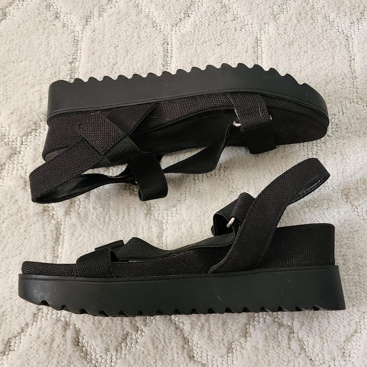 Soda black deals platform sandals