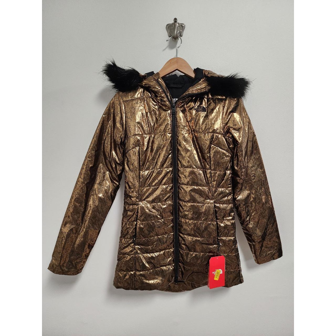 The North Face metallic copper Harway insulated