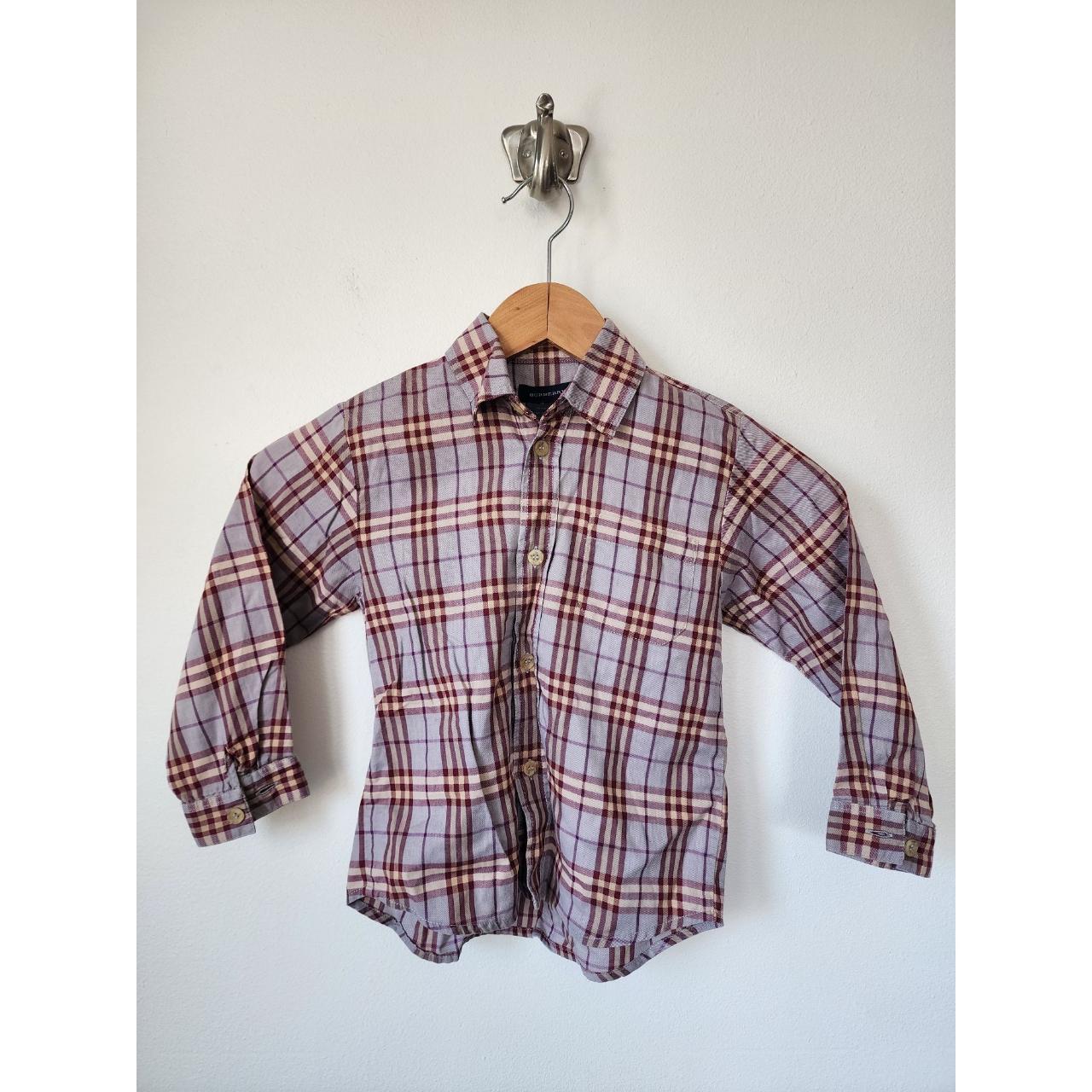 Burberry Childrens button up shops long sleeve