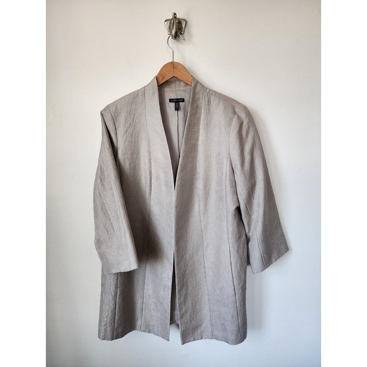 Eileen fisher jacquard jacket best sale