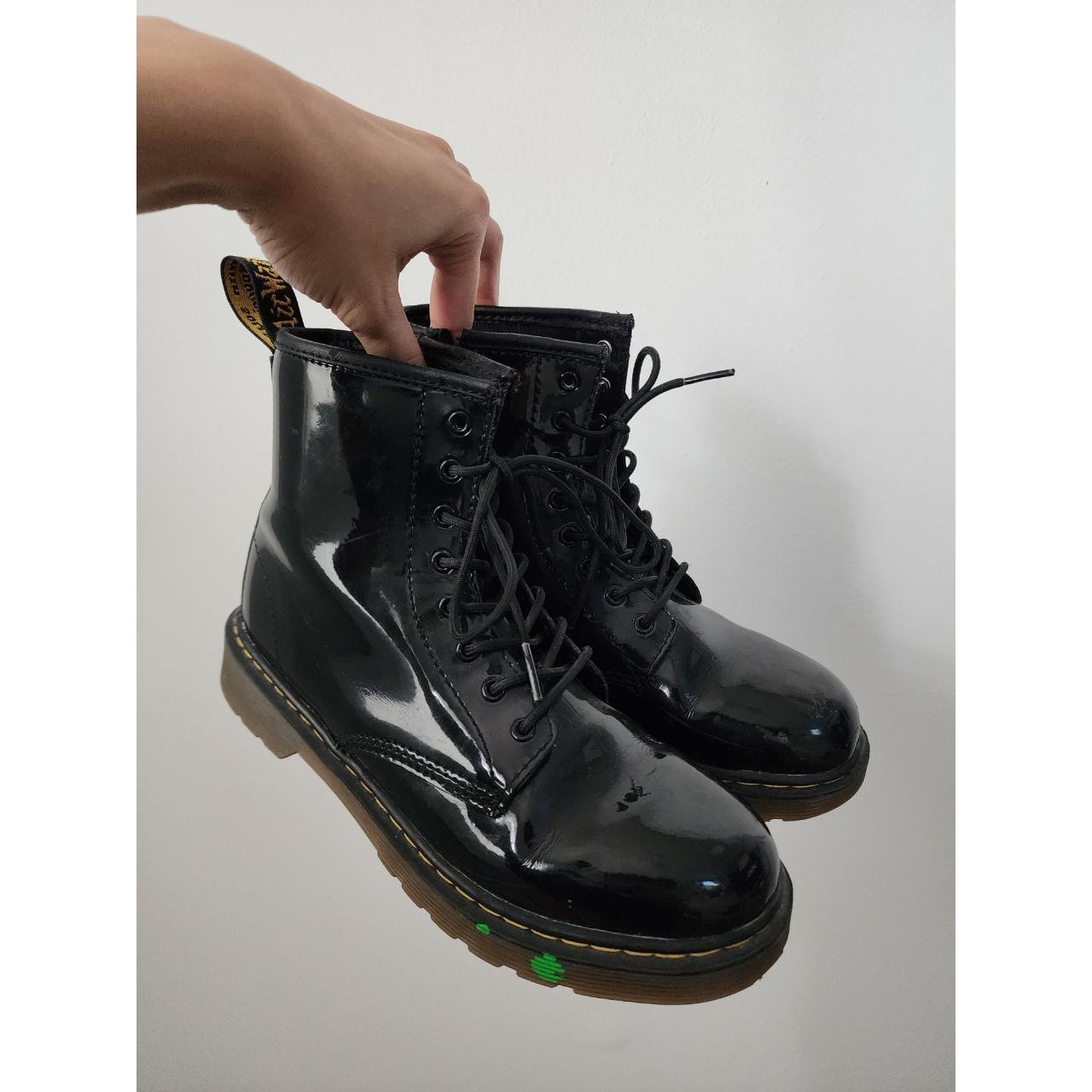 Dr. Martens black Delaney leather combat boots 4. Depop