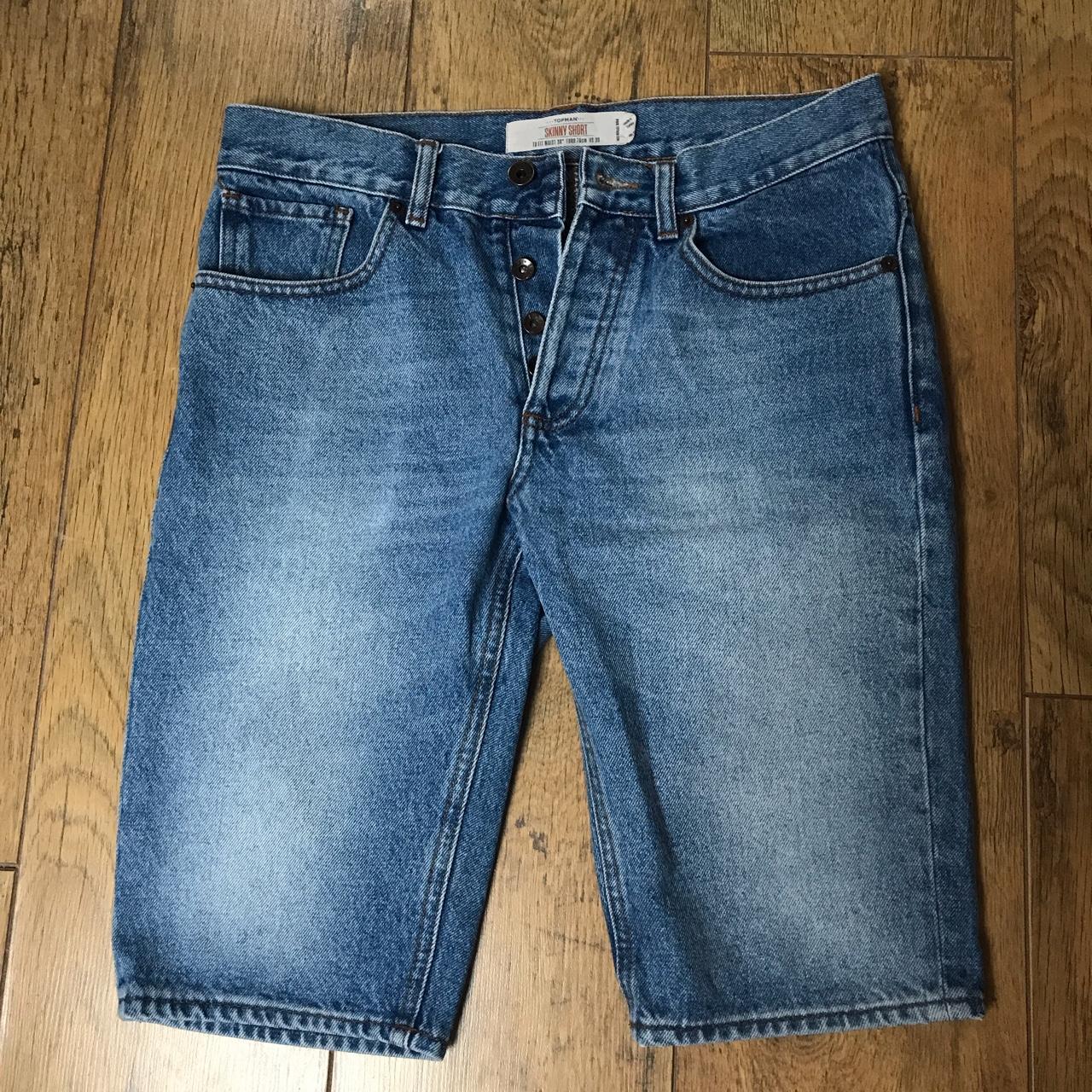 Topman Men's Blue Shorts | Depop