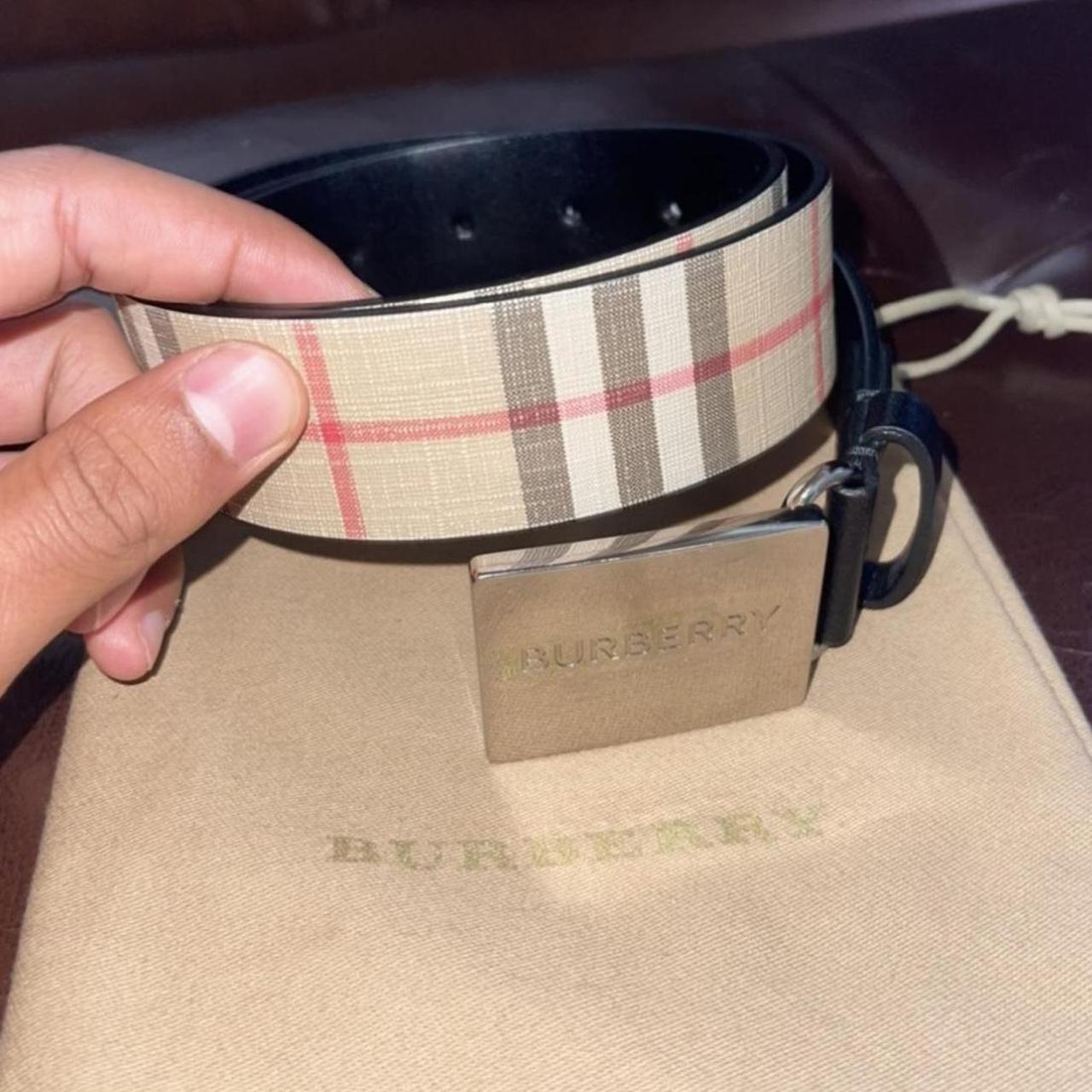 burberry plaque belt