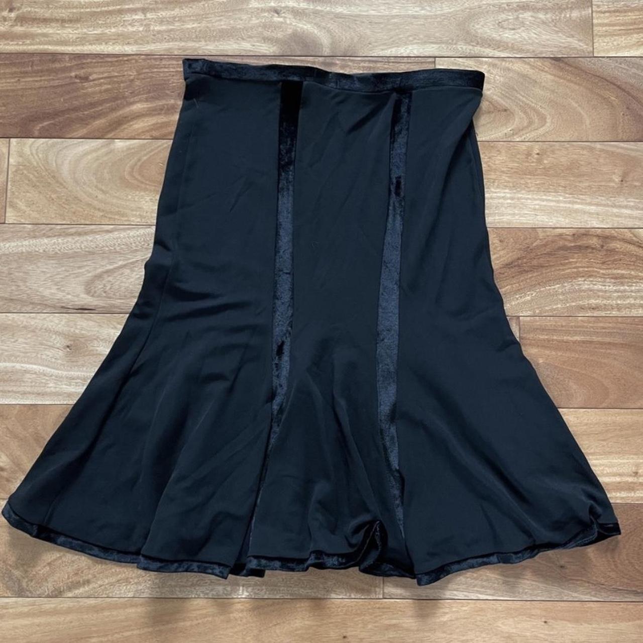 Oasis velvet bias outlet cut skirt