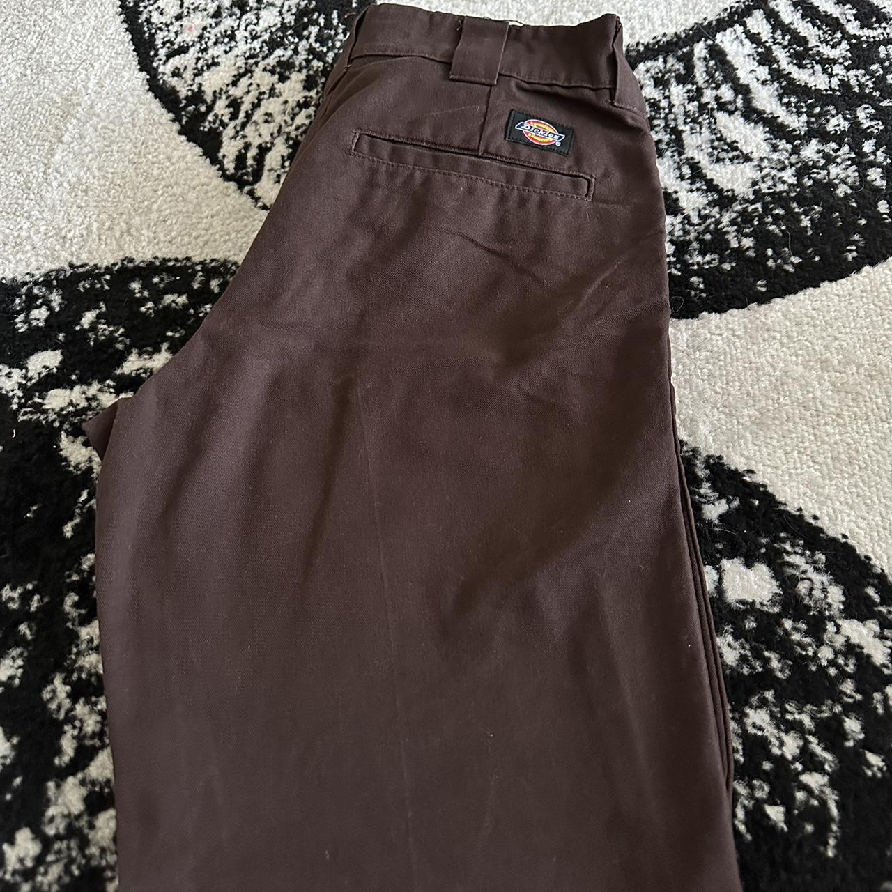 Dickies brown work pants Size- 29/30 - Depop
