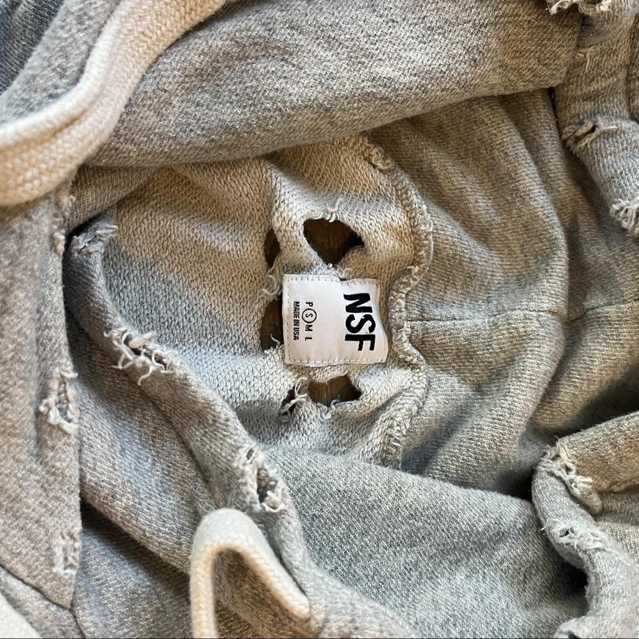 Nsf hot sale distressed hoodie