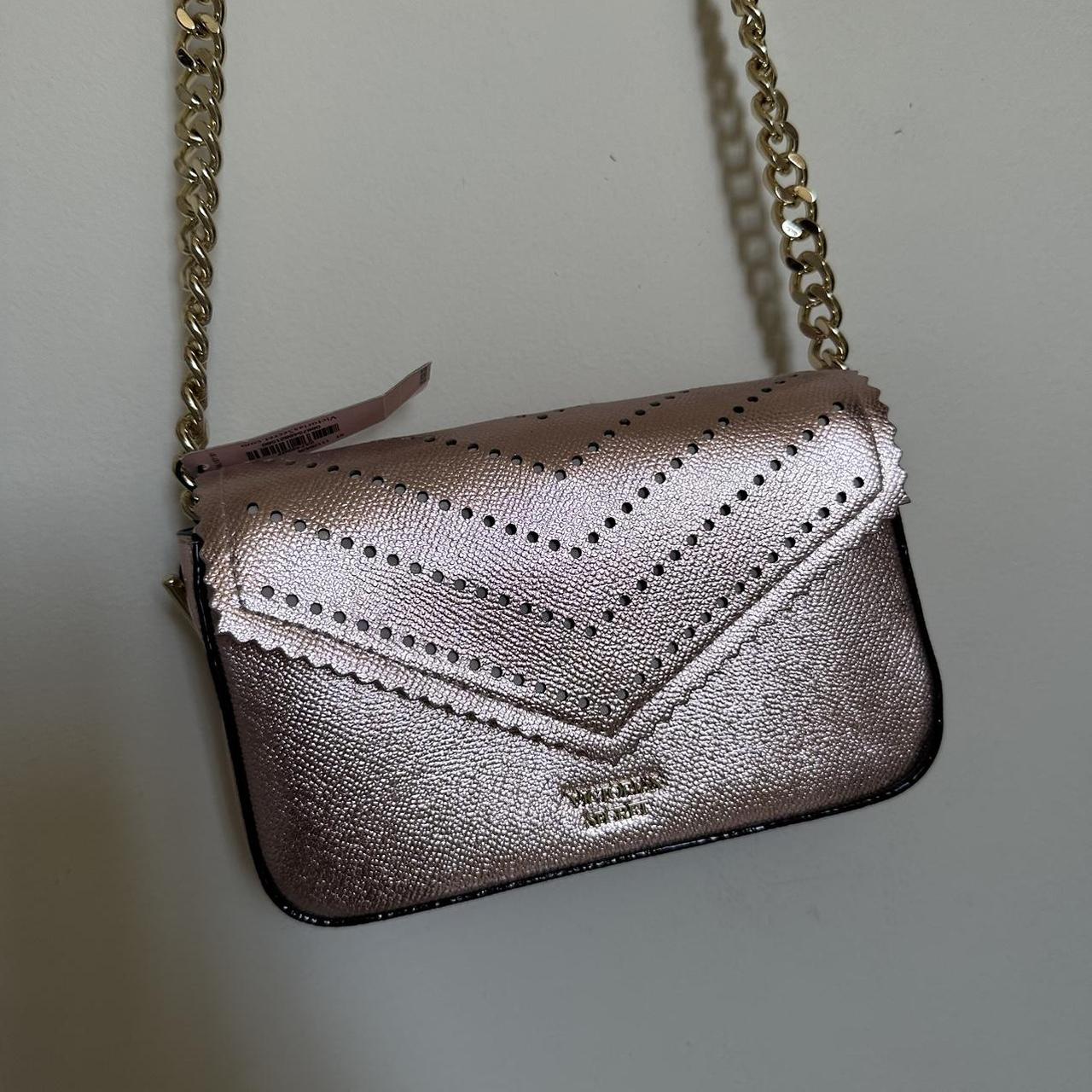Pink Chrome Victoria Secret Shoulder Purse 💕 so... Depop