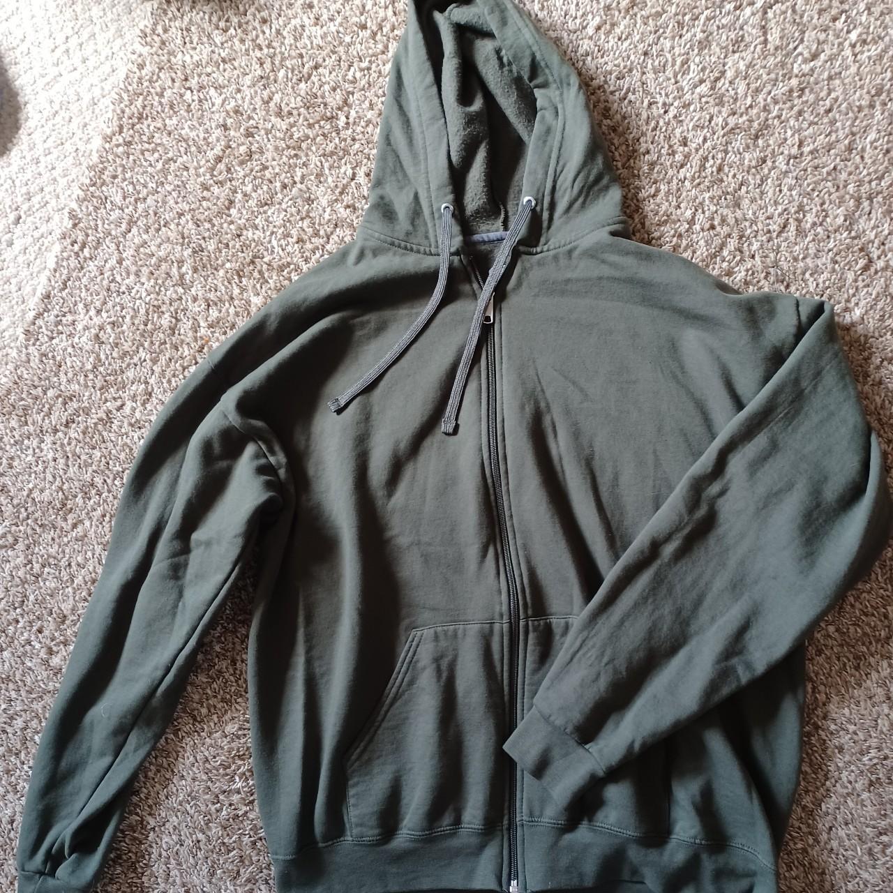 Walmart Women's Green and Khaki Hoodie | Depop