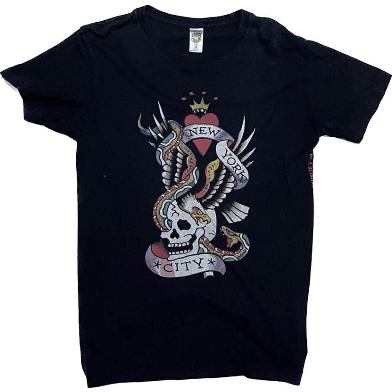 Ed Hardy Men's multi T-shirt | Depop