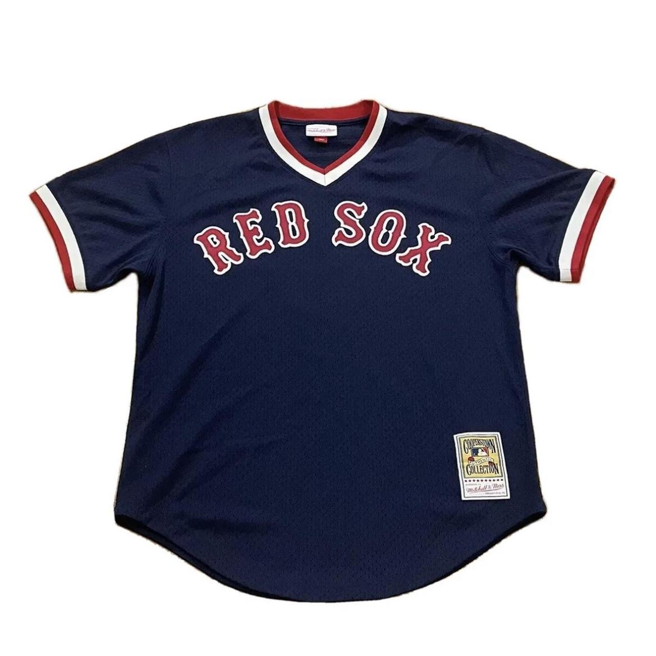 Men's Boston Red Sox Ted Williams Mitchell & Ness Navy Cooperstown