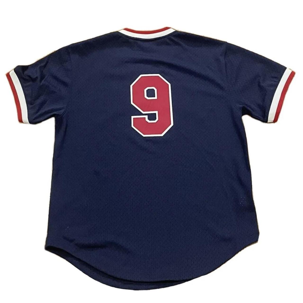 Men's Boston Red Sox Ted Williams Mitchell & Ness Navy Cooperstown