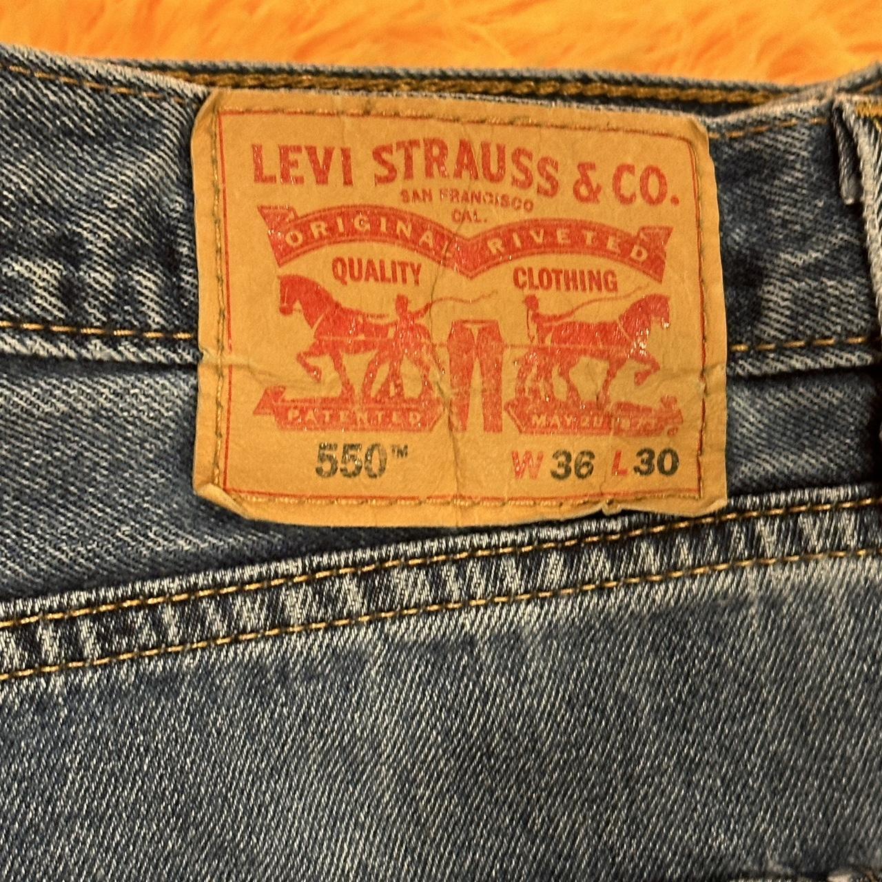 Vintage Levi’s 👖 550 jeans , heavily used - Size... - Depop